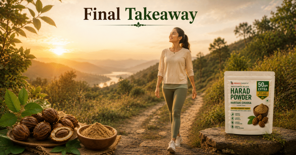 Haritaki for Gut Detox - Final Takeaway