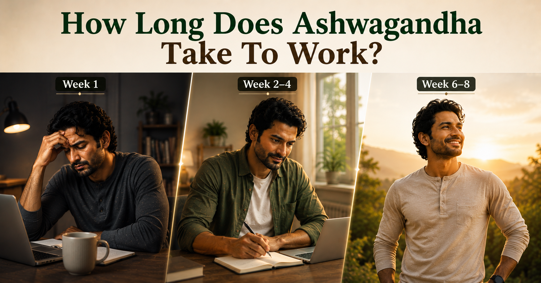 How Long Does Ashwagandha Take To Work? What To Expect Week by Week 7 How Long Does Ashwagandha Take To Work - What To Expect Week by Week
