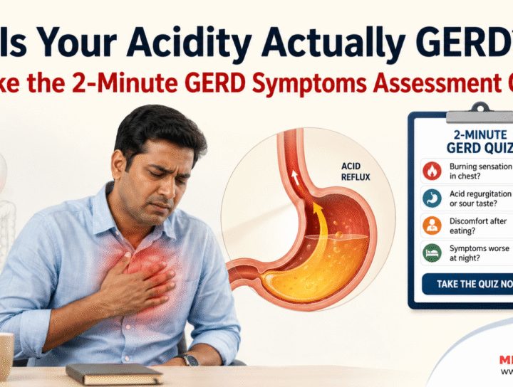 Is Your Acidity Actually GERD - Take the 2-Minute GERD Symptoms Assessment Quiz