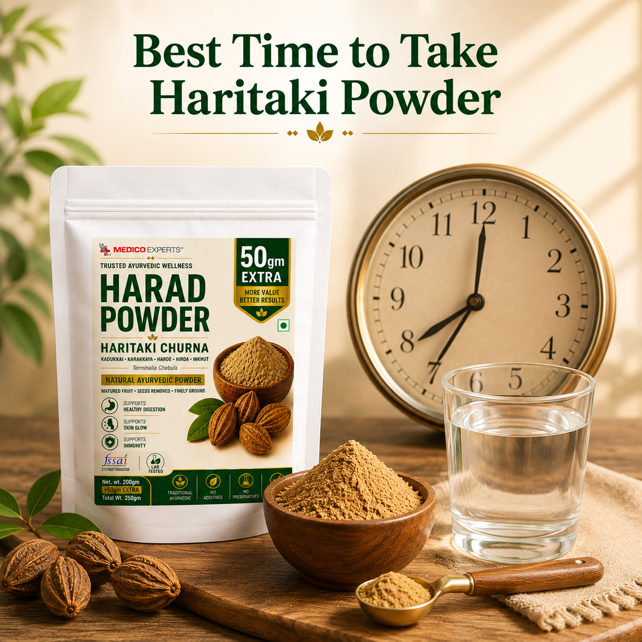 Best Time to Take Haritaki Powder Best Time to Take Haritaki Powder