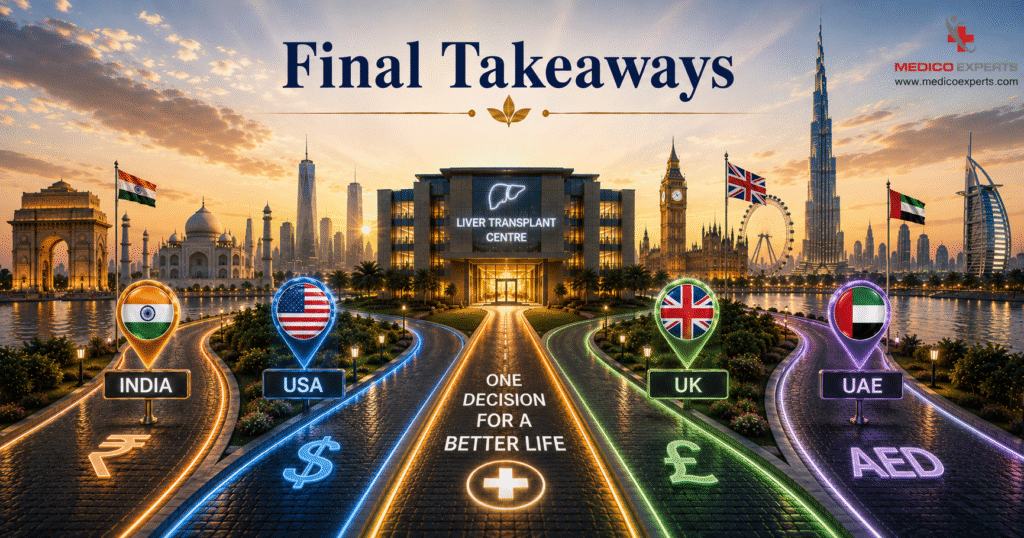 Liver Transplant Cost India vs USA - Final Takeaways