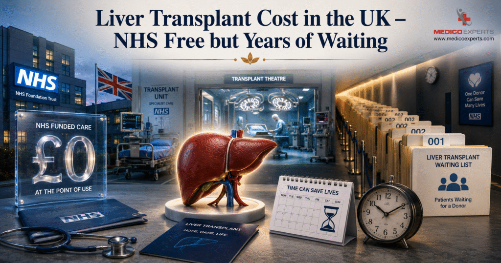 Liver Transplant Cost in the UK – NHS Free but Years of Waiting