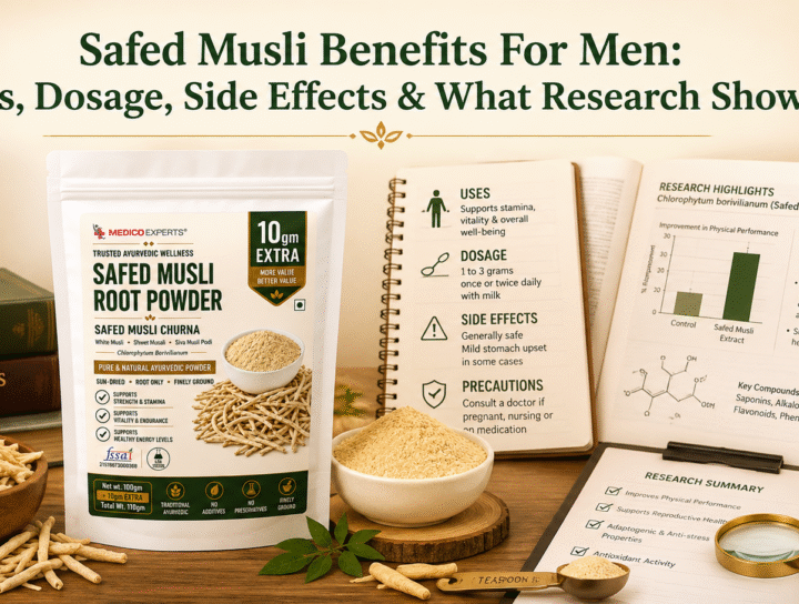Safed Musli Benefits For Men - Uses, Dosage, Side Effects & What Research Shows