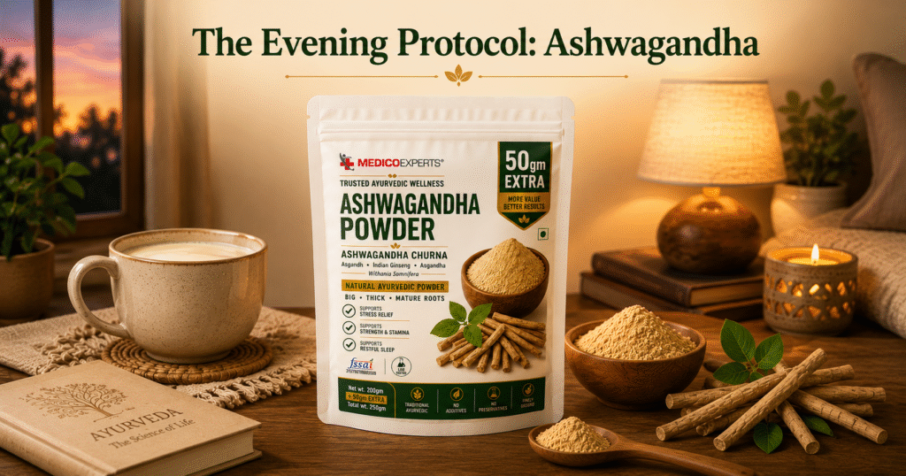 Men's Ayurvedic Daily Routine: The Gokhru and Ashwagandha Protocol 9 The Evening Protocol - Ashwagandha