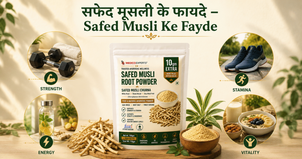 सफेद मूसली के फायदे – Safed Musli Ke Fayde