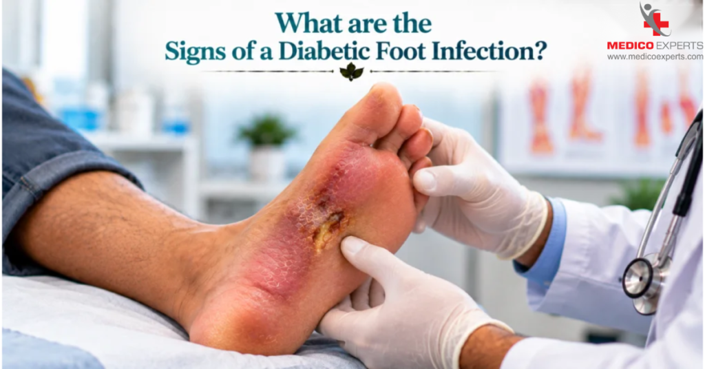 Diabetic Foot Signs and Symptoms: Warning Signs, Stages, and When to Seek Help 11 What are the Signs of a Diabetic Foot Infection?